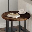 vidaXL Asztallap Világosbarna Ø 50 x 2.5 cm Masszív tölgyfa