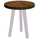 vidaXL Asztallap Világosbarna Ø 50 x 4 cm Masszív tölgyfa