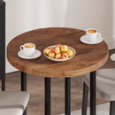 vidaXL Asztallap Világos Barna Ø 70 x 4 cm Tömör Tölgyfa