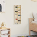 vidaXL Kiállító Doboz tárolóval Barna 21 x 4,5 x 59 cm Faanyag