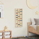 vidaXL Kiállító Doboz tárolóval Barna 30 x 4,5 x 75 cm Faanyag