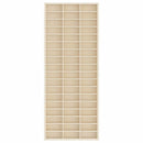 vidaXL Kiállító Doboz tárolóval Barna 30 x 4,5 x 75 cm Faanyag