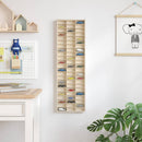 vidaXL Kiállító Doboz tárolóval Barna 30 x 4,5 x 96 cm Faanyag