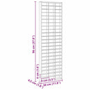 vidaXL Kiállító Doboz tárolóval Barna 30 x 4,5 x 96 cm Faanyag