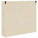 vidaXL Fali Kiállító Doboz polcokkal Bézs 40 x 8,5 x 37 cm Faanyag