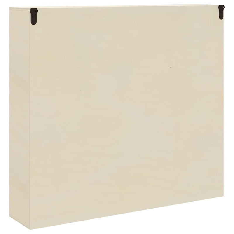 vidaXL Fa gyűjtő kiállítótok Barna 40 x 8,5 x 37 cm Furnér