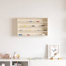 vidaXL Fa gyűjtő kiállítótok Barna 60 x 8,5 x 37 cm Furnér