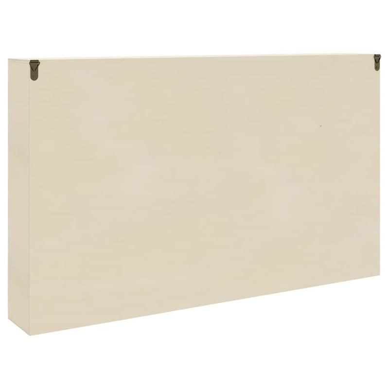 vidaXL Fa gyűjtő kiállítótok Barna 60 x 8,5 x 37 cm Furnér