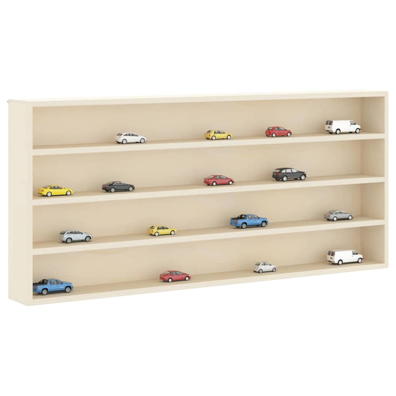 vidaXL Fa gyűjtő kiállítótok Barna 80 x 8.5 x 36 cm Furnér