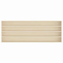 vidaXL Fa gyűjtő kiállítótok Barna 100 x 8,5 x 36 cm Furnér