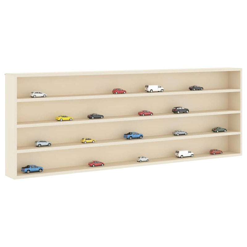 vidaXL Fa gyűjtő kiállítótok Barna 100 x 8,5 x 36 cm Furnér