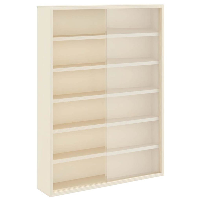 vidaXL Fa gyűjtő kiállítótok polcokkal Barna 40 x 8,5 x 54 cm Furnér