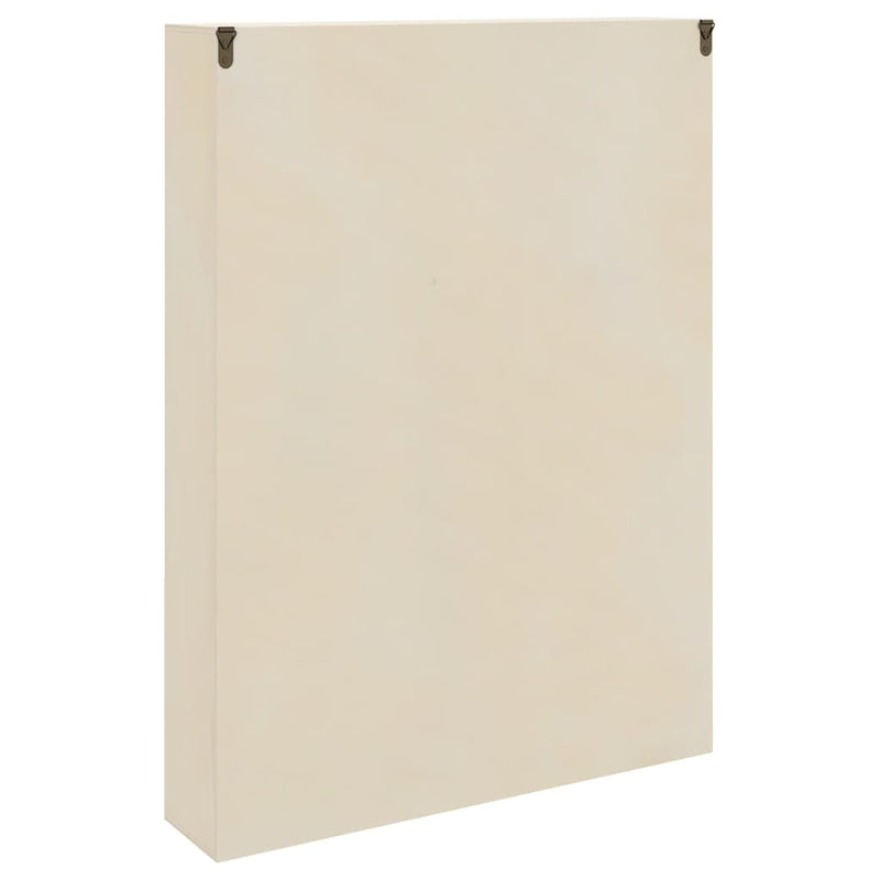 vidaXL Fa gyűjtő kiállítótok polcokkal Barna 40 x 8,5 x 54 cm Furnér