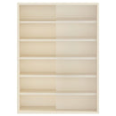 vidaXL Fa gyűjtő kiállítótok polcokkal Barna 40 x 8,5 x 54 cm Furnér