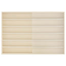 vidaXL Fa gyűjtő kiállítótok polcokkal Barna 80 x 8,5 x 54 cm Furnér