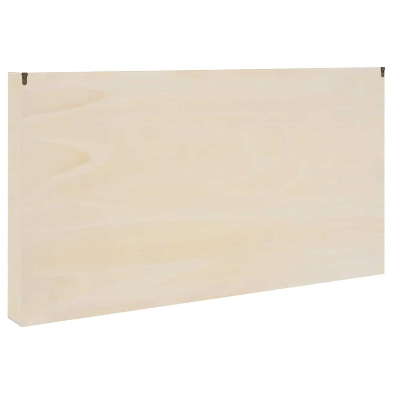 vidaXL Fa gyűjtő kiállítótok polcokkal Barna 100 x 8,5 x 54 cm Furnér