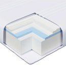 vidaXL Habszivacs matracok Fehér 80 x 200 cm szövet