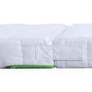 vidaXL Huzatos Hab Matrac 80 x 200 cm Fehér