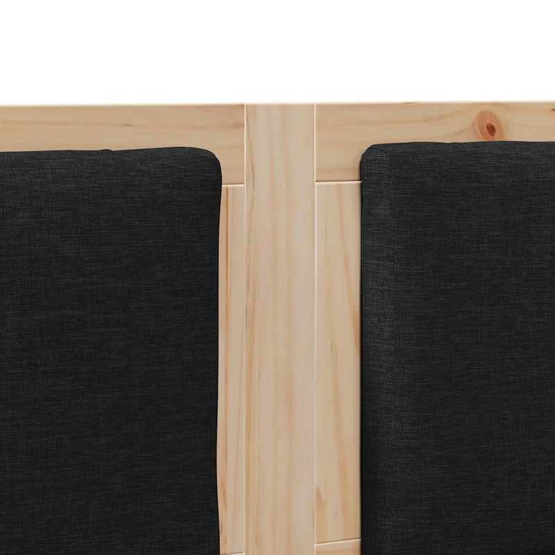 vidaXL Fejtámla Egyéb Barna 150 cm Tömör fenyőfa