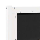 vidaXL Fejtámla Egyéb Fehér 135 cm Tömör fenyőfa