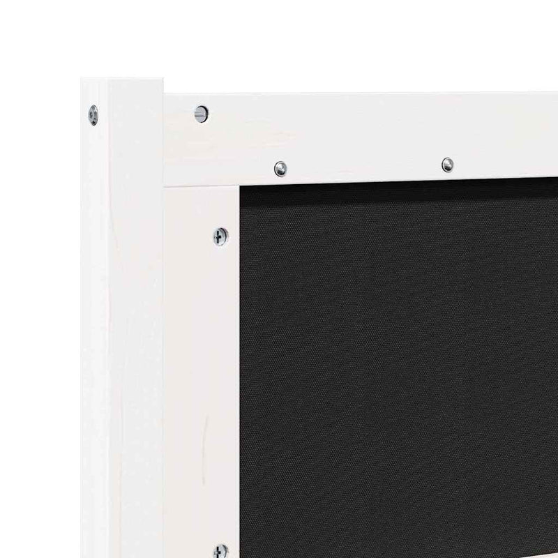 vidaXL Fejtámla Egyéb Fehér 135 cm Tömör fenyőfa