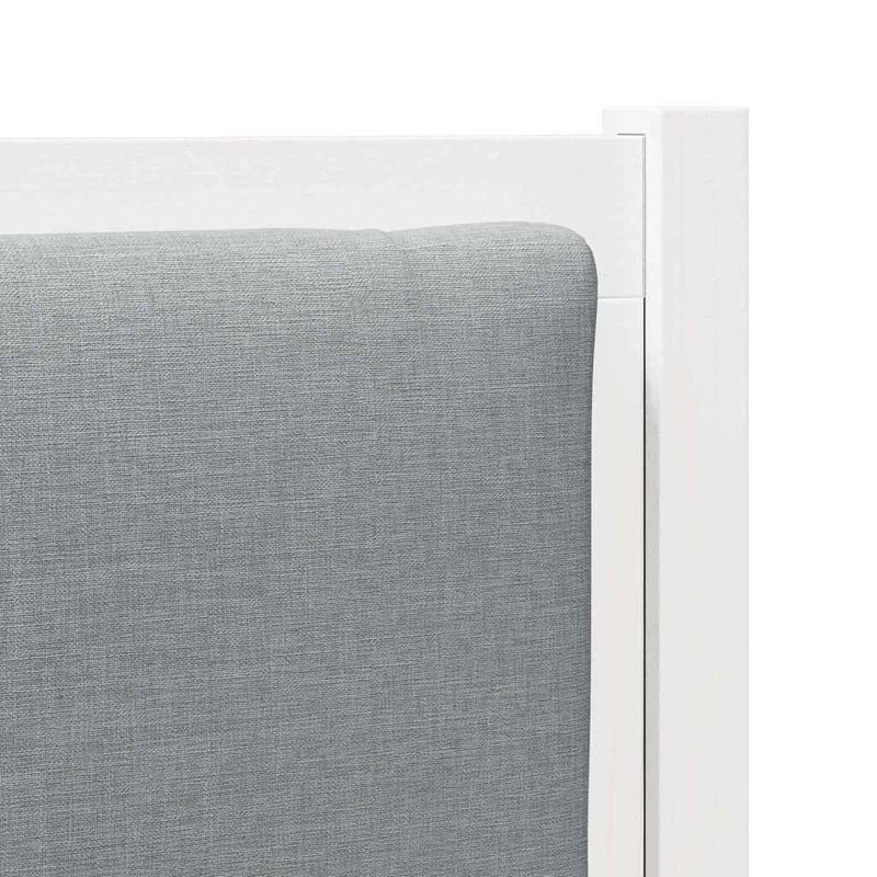 vidaXL Fejtámla Egyéb Fehér 75 cm Tömör fenyőfa