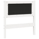vidaXL Fejtámla Egyéb Fehér 75 cm Tömör fenyőfa