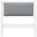 vidaXL Fejtámla Egyéb Fehér 75 cm Tömör fenyőfa