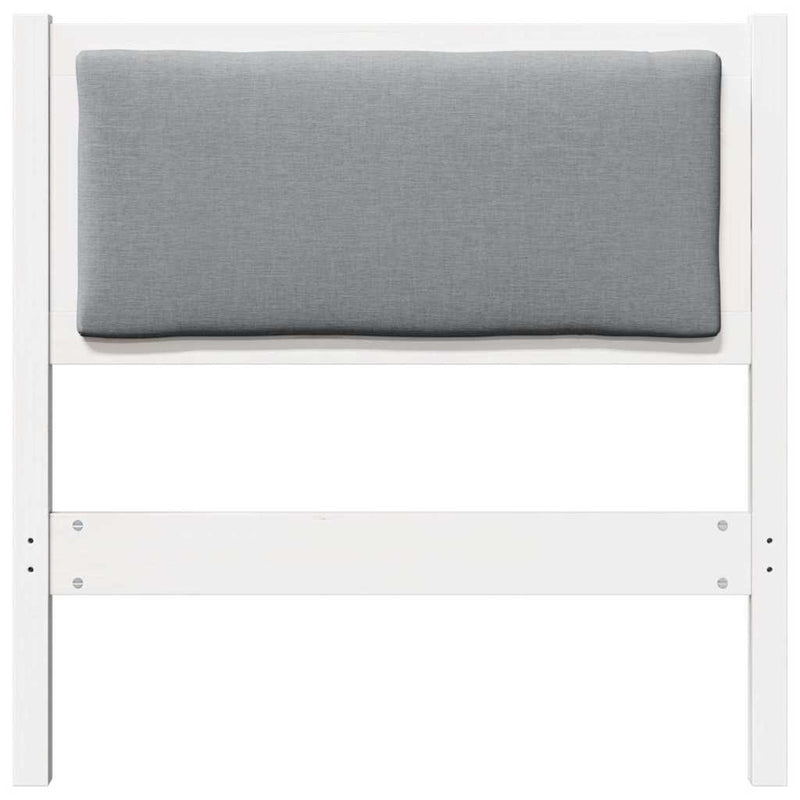 vidaXL Fejtámla Egyéb Fehér 75 cm Tömör fenyőfa