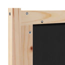 vidaXL Fejtámla Egyéb Barna és fekete 135 cm Tömör fenyőfa