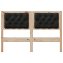 vidaXL Fejtámla Egyéb Barna és fekete 135 cm Tömör fenyőfa