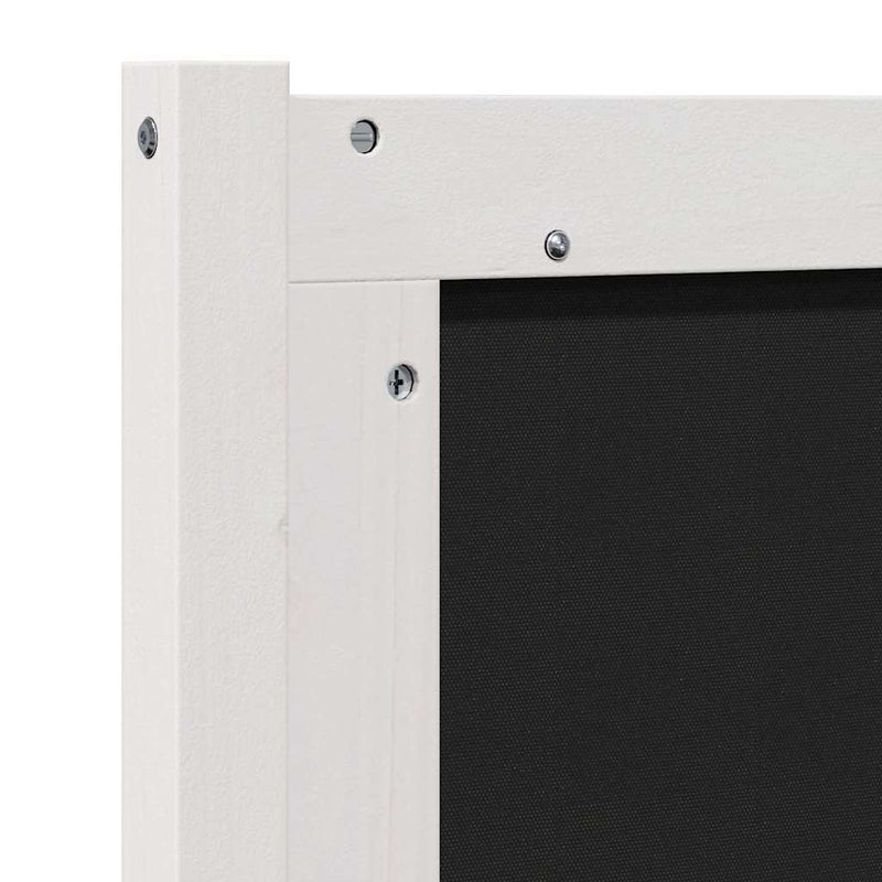 vidaXL Kárpitozott fejtámla fejtámlával Fehér 80 cm Tömör fenyőfa