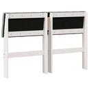 vidaXL Kárpitozott fejtámla Világosszürke 120 cm Tömör fenyőfa