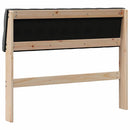 vidaXL Kárpitozott fejtámla Sötétszürke 100 cm Tömör fenyőfa