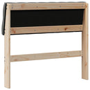 vidaXL Kárpitozott fejtámla Sötétszürke 90 cm Tömör fenyőfa