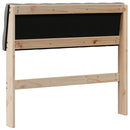 vidaXL Kárpitozott fejtámla Tópszínű 90 cm Tömör fenyőfa