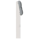 vidaXL Kárpitozott fejtámla Világosszürke 80 cm Tömör fenyőfa