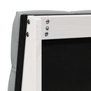 vidaXL Kárpitozott fejtámla Világosszürke 75 cm Tömör fenyőfa