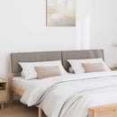 vidaXL Kárpitozott fejtámla Tópszínű 180 cm Tömör fenyőfa