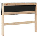 vidaXL Kárpitozott fejtámla Világosszürke 100 cm Tömör fenyőfa