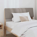 vidaXL Kárpitozott fejtámla Tópszínű 100 cm Tömör fenyőfa