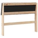 vidaXL Kárpitozott fejtámla Tópszínű 100 cm Tömör fenyőfa