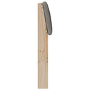 vidaXL Kárpitozott fejtámla Tópszínű 90 cm Tömör fenyőfa