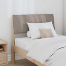 vidaXL Kárpitozott fejtámla Tópszínű 75 cm Tömör fenyőfa