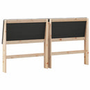 vidaXL Kárpitozott fejtámla Tópszínű 200 cm Tömör fenyőfa