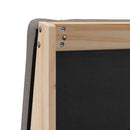 vidaXL Kárpitozott fejtámla Tópszínű 100 cm Tömör fenyőfa