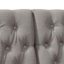 vidaXL Kárpitozott fejtámla Tópszínű 180 cm Tömör fenyőfa