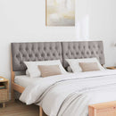 vidaXL Kárpitozott fejtámla Tópszínű 180 cm Tömör fenyőfa