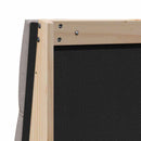 vidaXL Kárpitozott fejtámla Tópszínű 120 cm Tömör fenyőfa