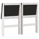 vidaXL Kárpitozott fejtámla Világosszürke 120 cm Tömör fenyőfa